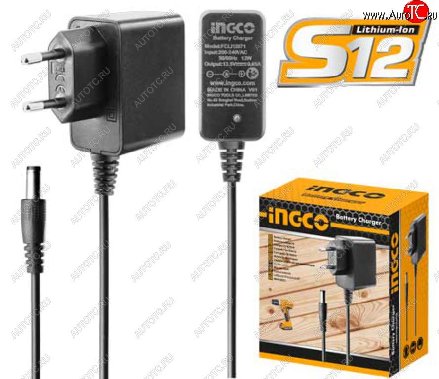379 р. Устройство зарядное для электроинструмента 12.0В 1.5Ач INGCO INGCO fcli12071  с доставкой в г. Вологда