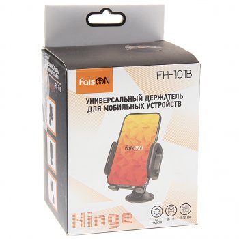 499 р. Держатель телефона универсальный FAISON FAISON fh-101b hinge black  с доставкой в г. Вологда. Увеличить фотографию 3