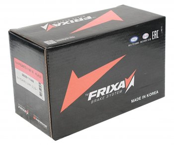 1 129 р. Колодки тормозные задние (4шт.) FRIXA KIA Picanto 2 TA хэтчбэк 3 дв. дорестайлинг (2011-2015)  с доставкой в г. Вологда. Увеличить фотографию 3