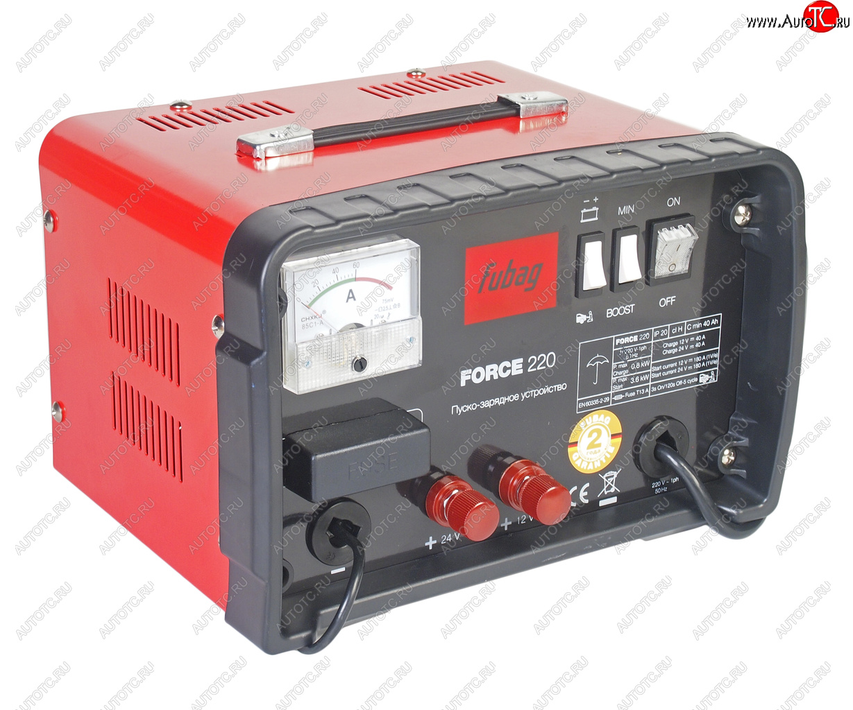 13 999 р. Устройство пуско-зарядное 12-24V40-700Ач180А FUBAG FUBAG force 220  с доставкой в г. Вологда