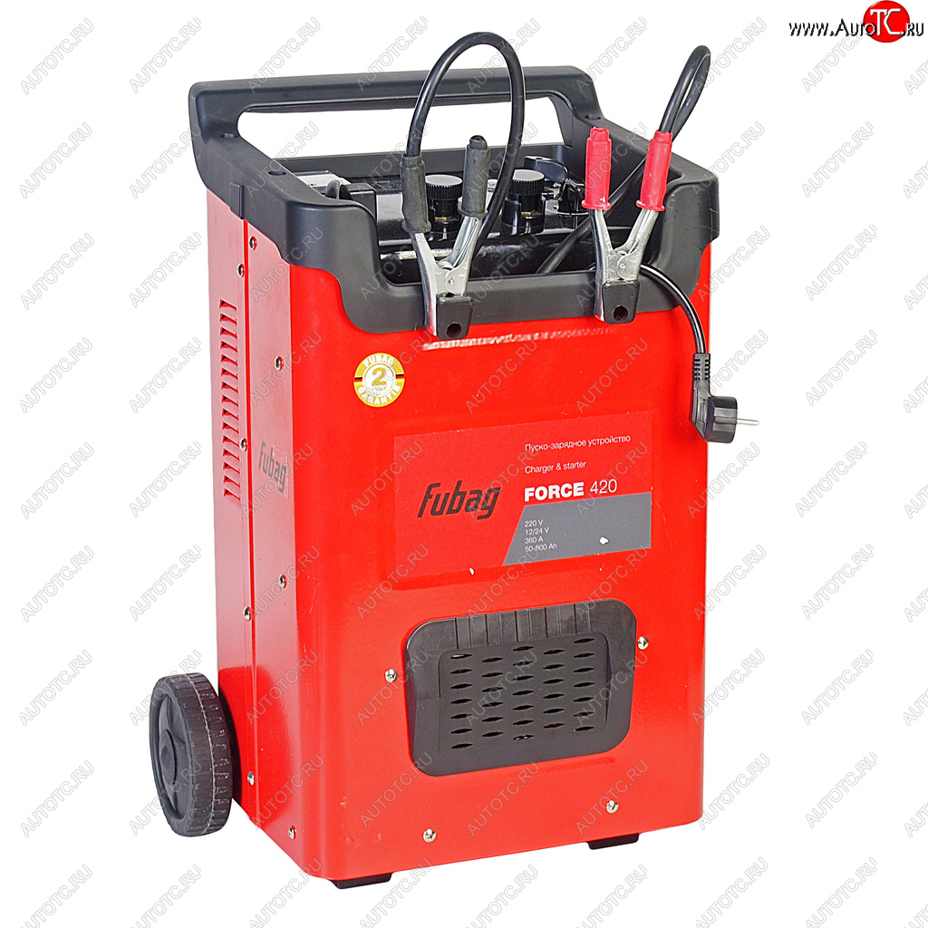 24 699 р. Устройство пуско-зарядное 12-24V50-800Ач360А передвижное FUBAG FUBAG force 420  с доставкой в г. Вологда