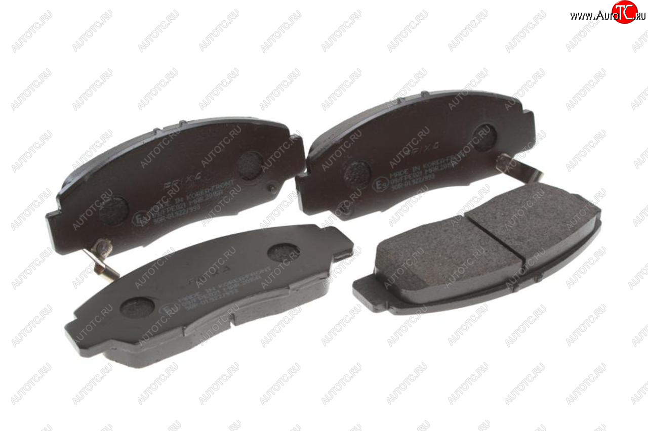 2 599 р. Колодки тормозные передние (4шт.) HANKOOK FRIXA Honda Civic FN купе дорестайлинг (2005-2008)  с доставкой в г. Вологда
