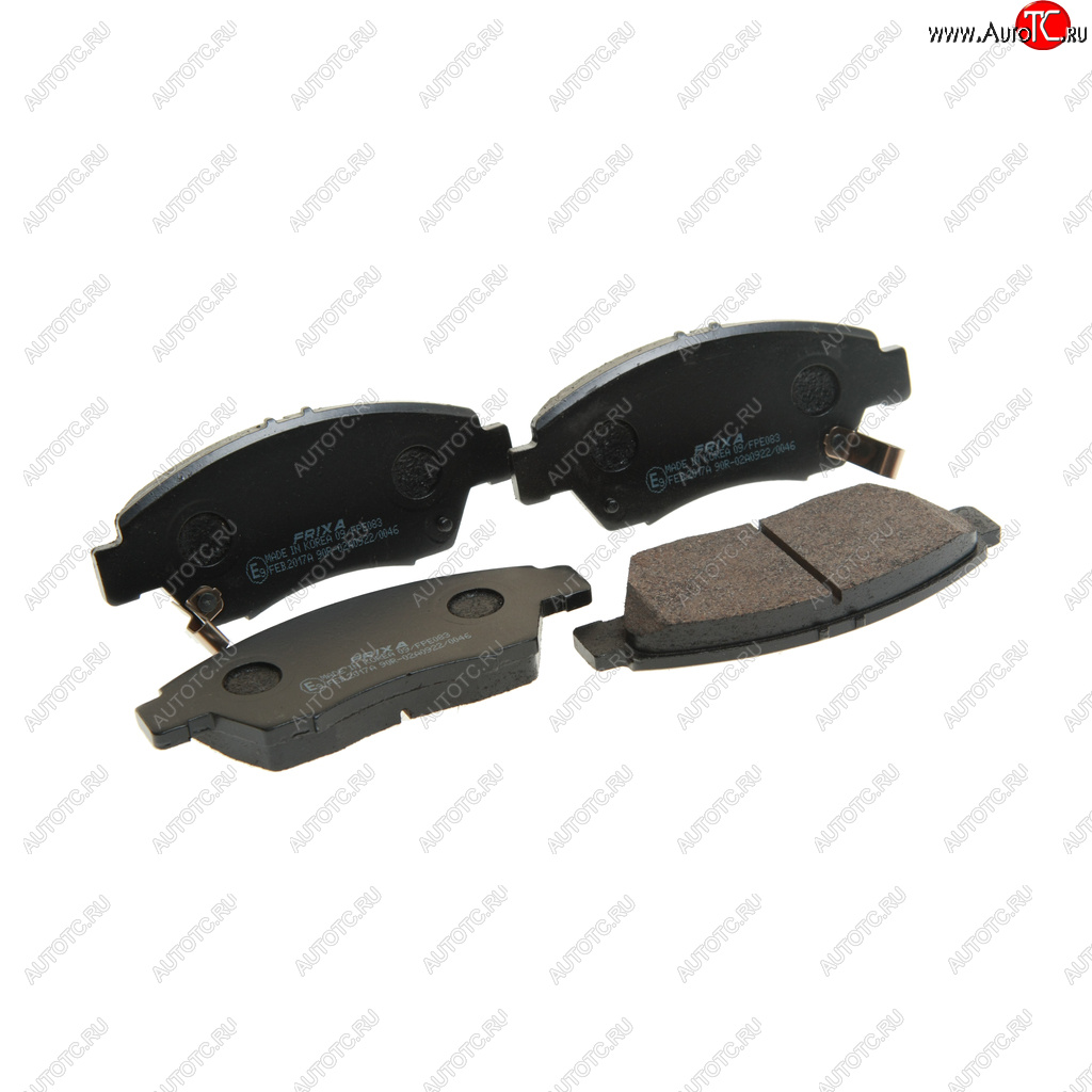 899 р. Колодки тормозные передние (4шт.) HANKOOK FRIXA Honda Civic ES седан дорестайлинг (2000-2003)  с доставкой в г. Вологда