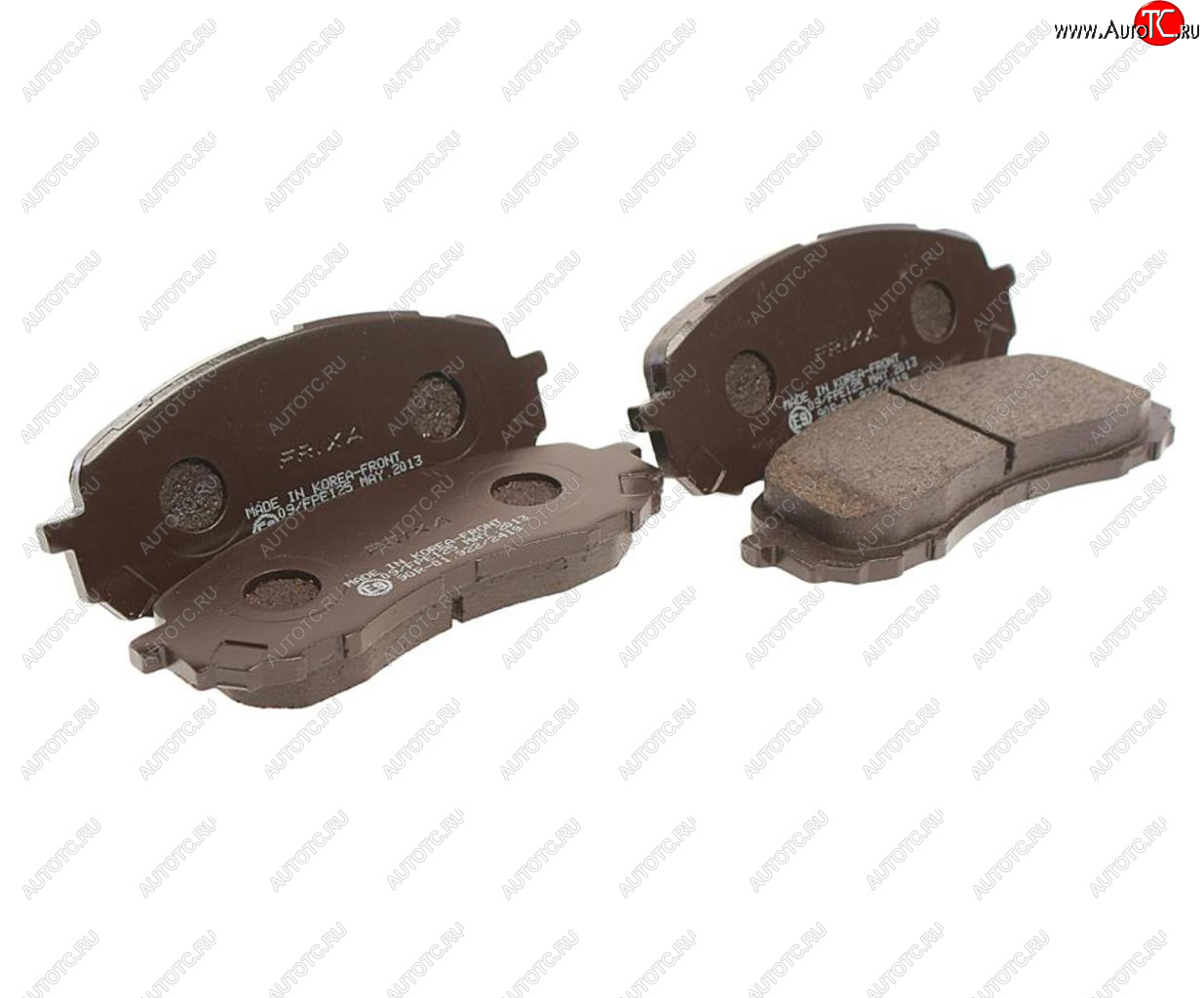 739 р. Колодки тормозные передние (4шт.) HANKOOK FRIXA Subaru Legacy BL/B13 дорестайлинг седан (2003-2006)  с доставкой в г. Вологда