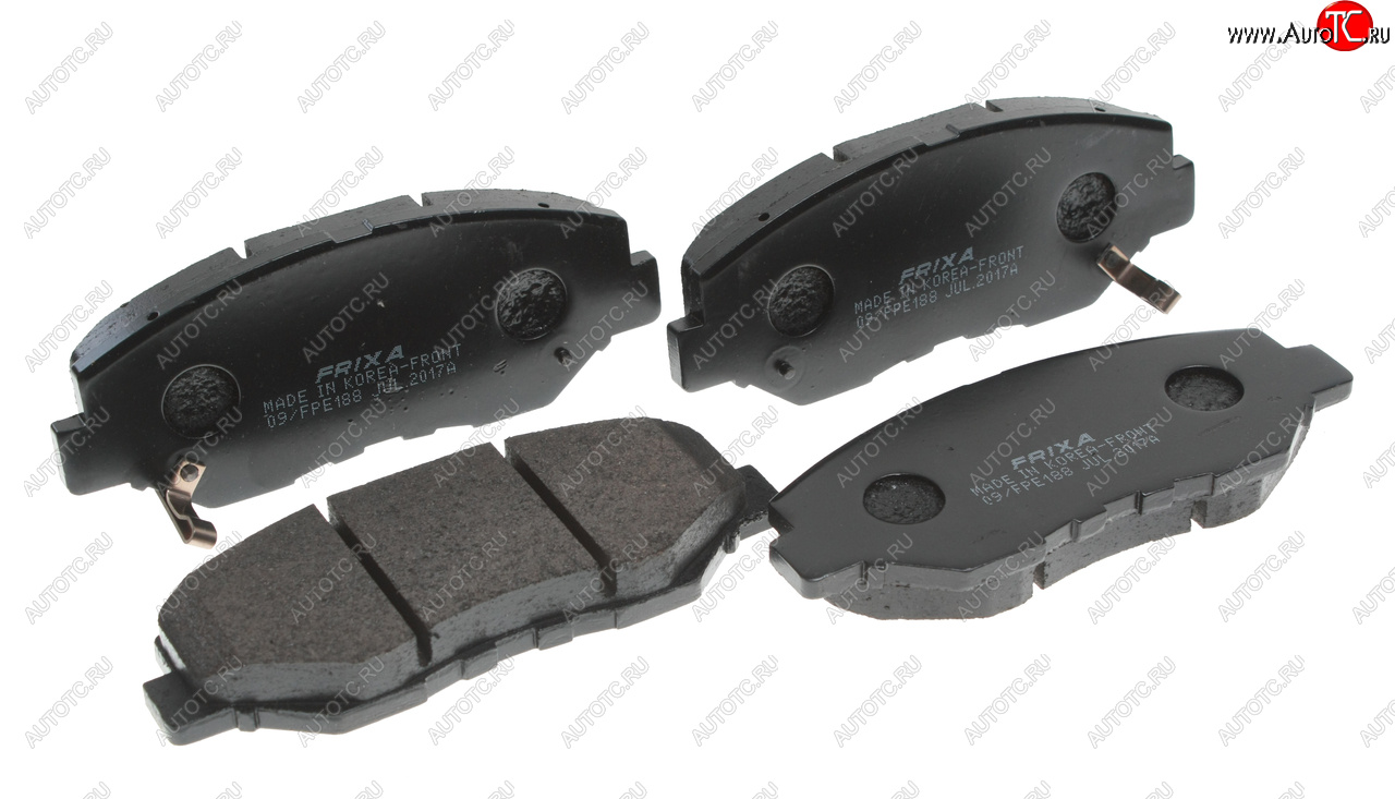 1 199 р. Колодки тормозные передние (4шт.) HANKOOK FRIXA Honda CR-V RD4,RD5,RD6,RD7,RD9  дорестайлинг (2001-2004)  с доставкой в г. Вологда