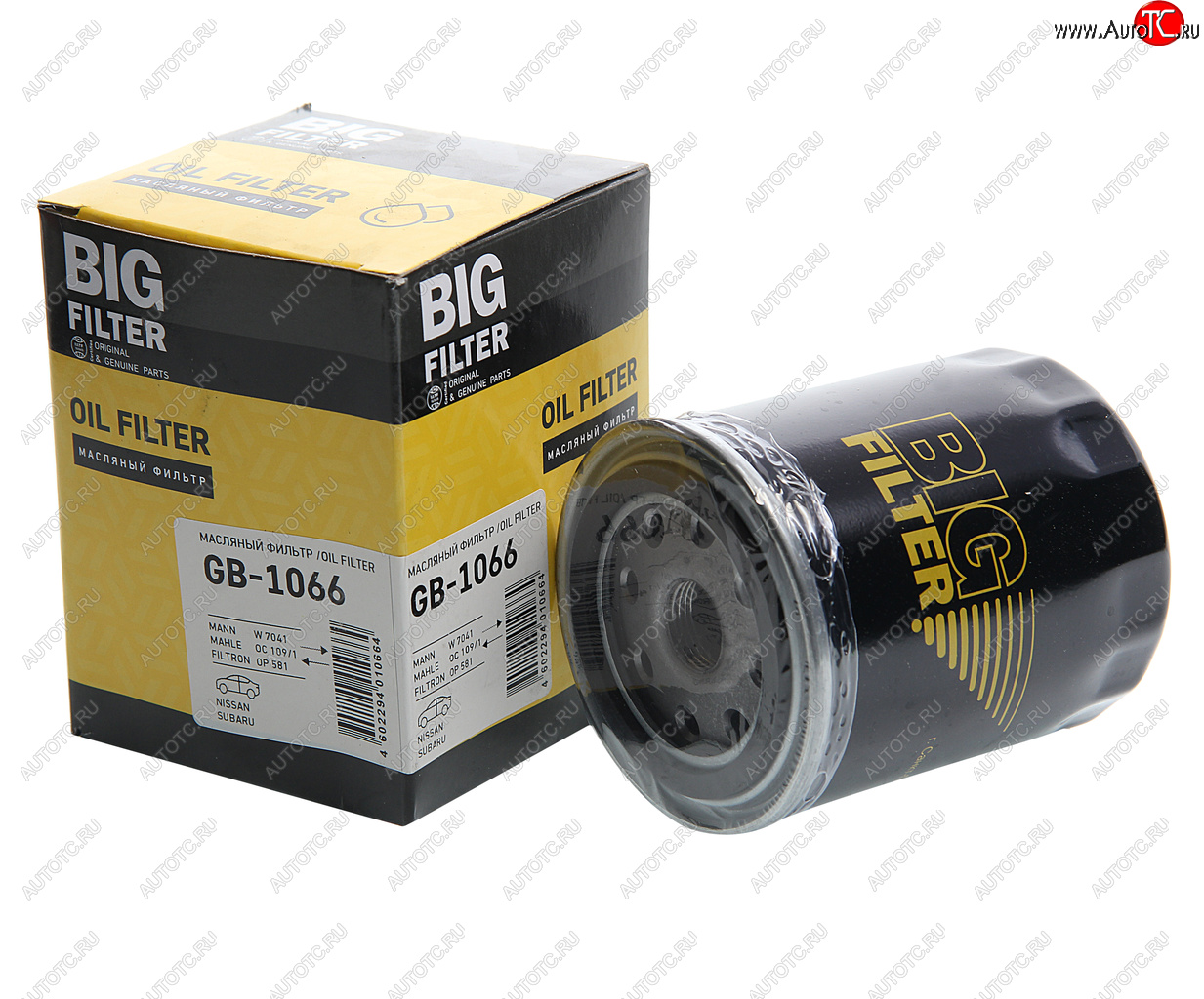 319 р. Фильтр масляный NISSAN FORD INFINITI BIG FILTER BIG FILTER gb-1066  с доставкой в г. Вологда