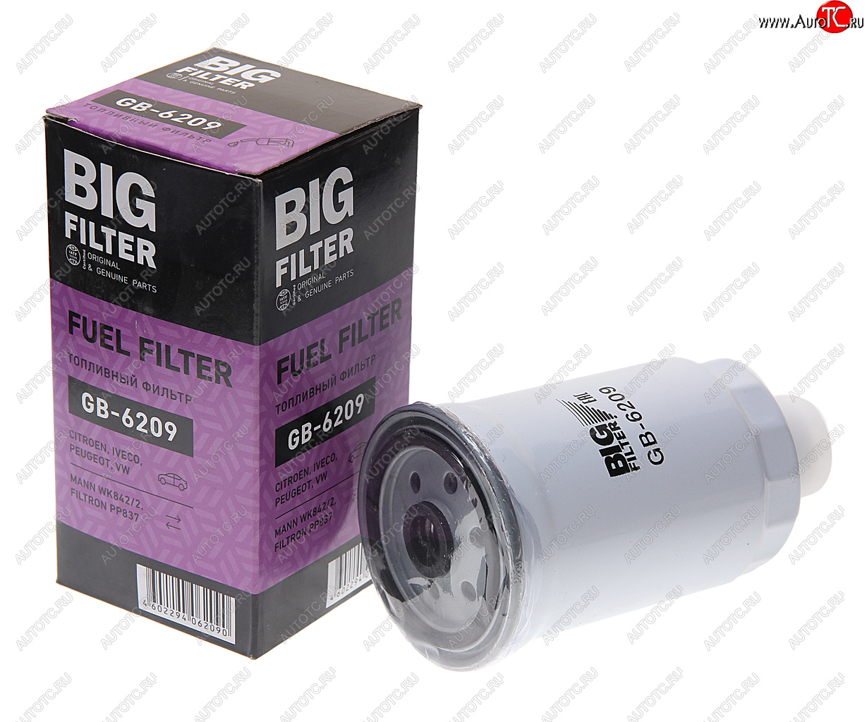 879 р. Фильтр топливный УАЗ тонкой отчистки ЗМЗ-514 (гайка) BIG FILTER BIG FILTER gb-6209  с доставкой в г. Вологда