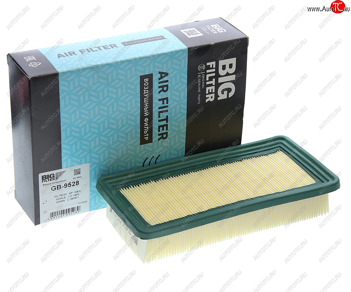 329 р. Фильтр воздушный HYUNDAI Getz (02-) BIG FILTER BIG FILTER gb-9528 BIG FILTER gb-9528  с доставкой в г. Вологда