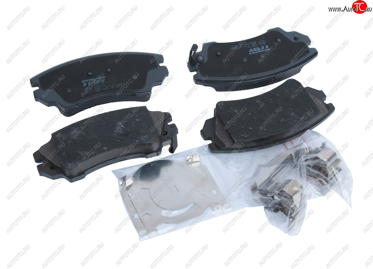 4 799 р. Колодки тормозные передние R17 (4шт.) TRW Opel Insignia A дорестайлинг седан (2008-2013)  с доставкой в г. Вологда