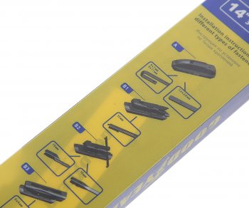 1 039 р. Щетка стеклоочистителя 360мм бескаркасная (8 адаптеров) Premium GOODYEAR GOODYEAR gy000434  с доставкой в г. Вологда. Увеличить фотографию 3