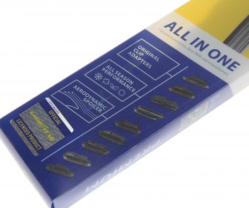 1 039 р. Щетка стеклоочистителя 410мм бескаркасная (8 адаптеров) Premium GOODYEAR GOODYEAR gy000436  с доставкой в г. Вологда. Увеличить фотографию 2