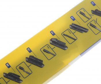 1 039 р. Щетка стеклоочистителя 450мм бескаркасная (8 адаптеров) Premium GOODYEAR GOODYEAR gy000438  с доставкой в г. Вологда. Увеличить фотографию 4