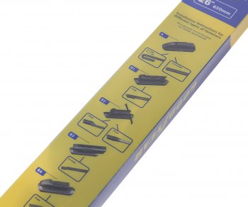 1 039 р. Щетка стеклоочистителя 650мм бескаркасная (8 адаптеров) Premium GOODYEAR GOODYEAR gy000446  с доставкой в г. Вологда. Увеличить фотографию 2