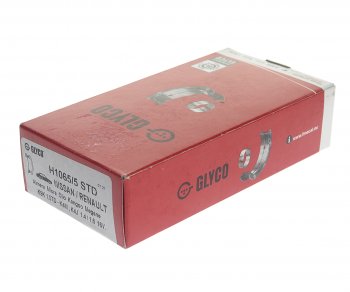 3 499 р. Вкладыши RENAULT Megane (03-) (1.5 DCI K9K) коренные (STD) комплект GLYCO GLYCO h10655std GLYCO h10655std  с доставкой в г. Вологда. Увеличить фотографию 3