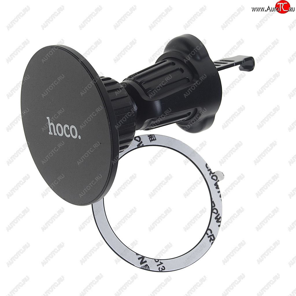 769 р. Держатель телефона на дефлектор магнитный HOCO HOCO h12 black HOCO h12 black  с доставкой в г. Вологда