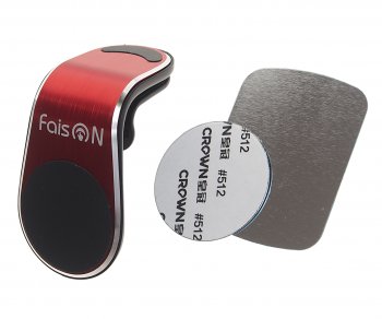 Держатель телефона на дефлектор магнитный FAISON FAISON h-75 red FAISON h-75 red
