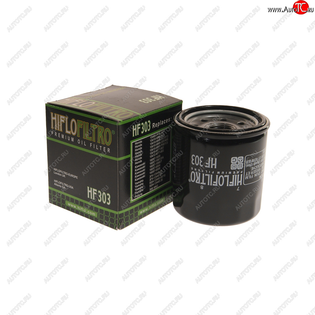 1 019 р. Фильтр масляный мото HONDA KAWASAKI YAMAHA HIFLO FILTRO HIFLO FILTRO hf303  с доставкой в г. Вологда