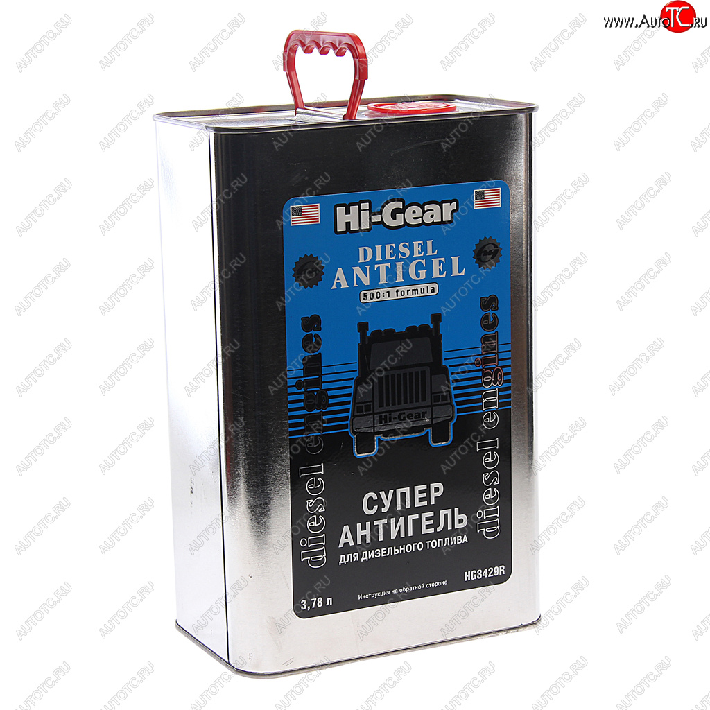 8 799 р. Антигель дизельного топлива 3.78л на 1900л HI-GEAR HI-GEAR hg3429r  с доставкой в г. Вологда
