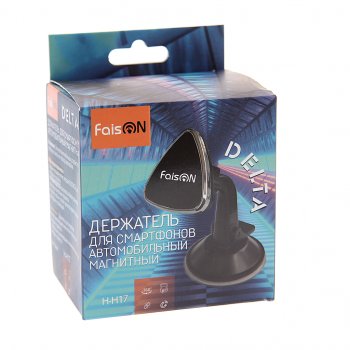 489 р. Держатель телефона универсальный магнитный FAISON FAISON h-h17 black FAISON h-h17 black  с доставкой в г. Вологда. Увеличить фотографию 3