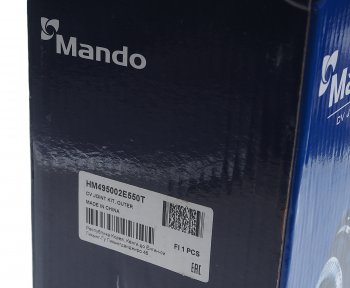 7 799 р. ШРУС наружный HYUNDAI Tucson (04-) (4WD) правый MANDO MANDO hm495002e550t MANDO hm495002e550t  с доставкой в г. Вологда. Увеличить фотографию 3