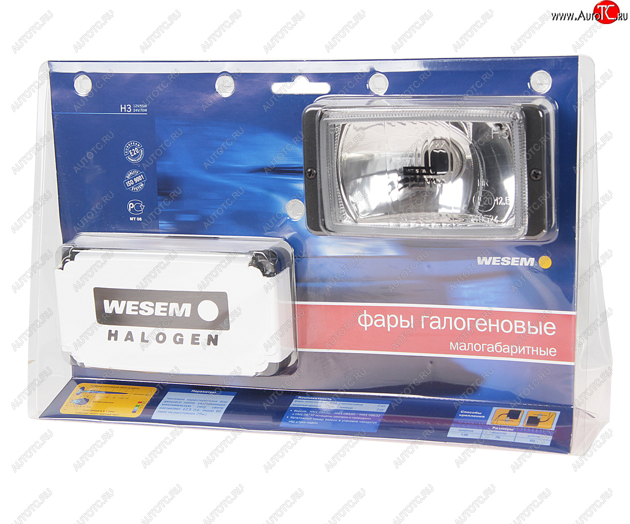 4 599 р. Фара противотуманная 2шт.WESEM WESEM hmz080.31  с доставкой в г. Вологда
