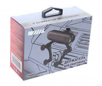 299 р. Держатель телефона на дефлектор WIIIX WIIIX ht-179v6-grav-96  с доставкой в г. Вологда. Увеличить фотографию 3