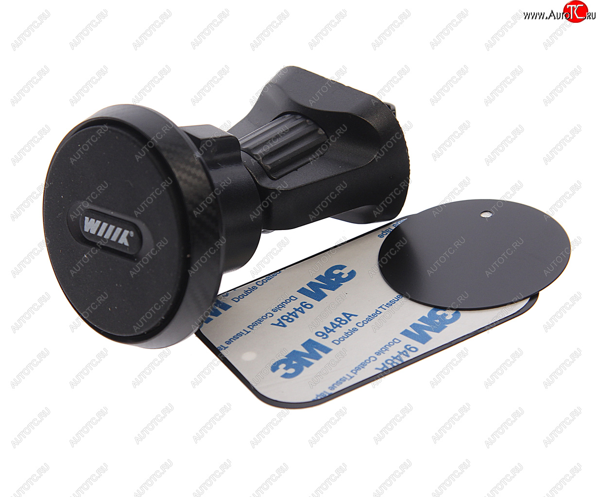 499 р. Держатель телефона на дефлектор магнитный черный WIIIX WIIIX ht-406v27mg-b  с доставкой в г. Вологда