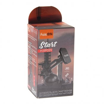 449 р. Держатель телефона универсальный магнитный FAISON FAISON h-xp029 black FAISON h-xp029 black  с доставкой в г. Вологда. Увеличить фотографию 3
