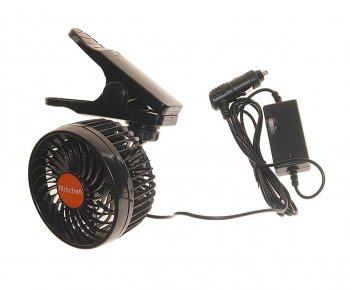 Вентилятор в салон 24V на прищепке оранжевый MITCHELL MITCHELL hx-t602e dc24v orange