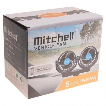 1 749 р. Вентилятор в салон 24V двойной на прищепке оранжевый MITCHELL MITCHELL hx-t608e dc24v orange  с доставкой в г. Вологда. Увеличить фотографию 3