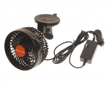 Вентилятор в салон 24V на присоске оранжевый MITCHELL MITCHELL hx-t702e dc24v orange