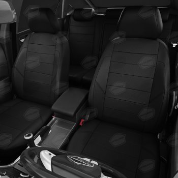 7 749 р. Авточехлы HYUNDAI Solaris(10-17) KIA Rio(11-17) задняя спинка 40х60 экокожа черные компл. AVTOLIDER AVTOLIDER hy15-0605-ec01  с доставкой в г. Вологда. Увеличить фотографию 2
