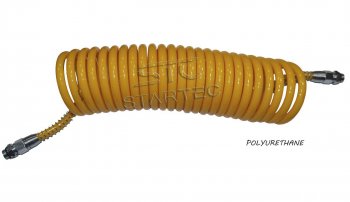 Шланг пневматический витой М16 L=7.5м (желтый) Polyurethane STARTEC STARTEC inf.10.165