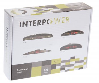 2 499 р. Датчик парковки d=19мм INTERPOWER INTERPOWER ip-415 (19mm) (4 датчика) black  с доставкой в г. Вологда. Увеличить фотографию 4