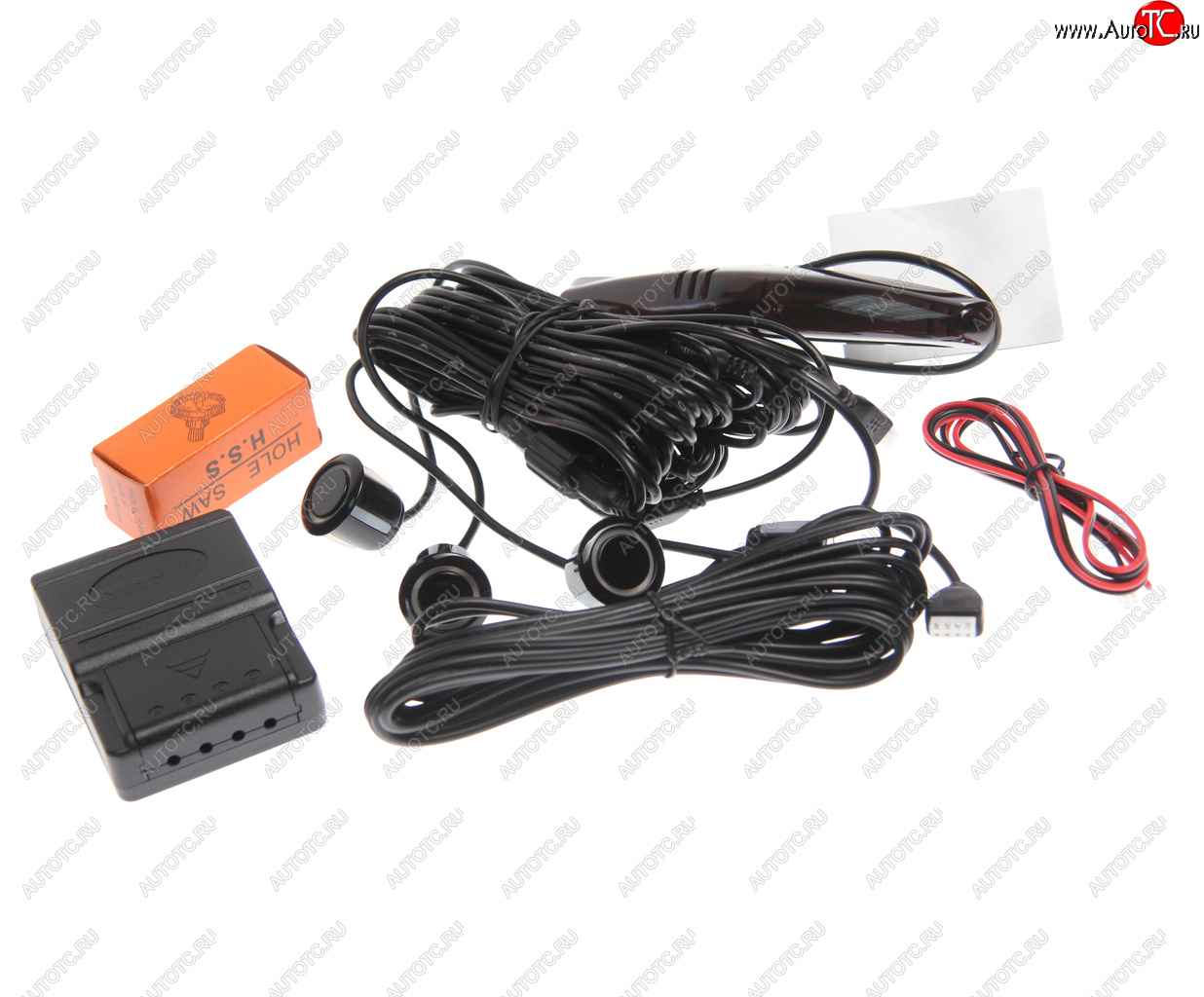 2 499 р. Датчик парковки d=19мм INTERPOWER INTERPOWER ip-415 (19mm) (4 датчика) black  с доставкой в г. Вологда