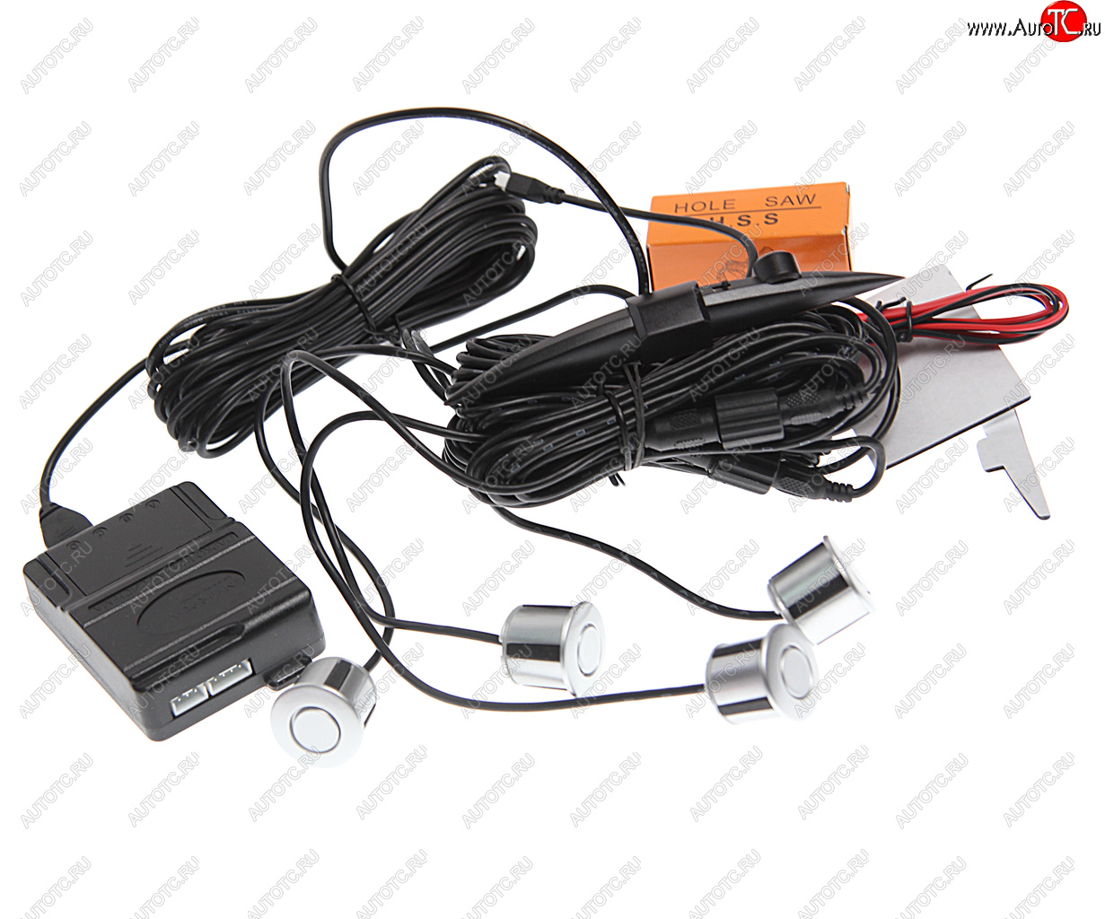 2 379 р. Датчик парковки d=21мм INTERPOWER INTERPOWER ip-422 silver  с доставкой в г. Вологда