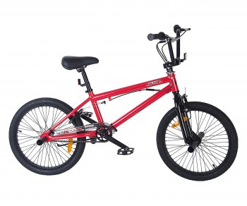 15 549 р. Велосипед 20 1-ск. BMX (AL-рама) красный HILAND HILAND jk2140001-20 HILAND jk2140001-20  с доставкой в г. Вологда. Увеличить фотографию 8