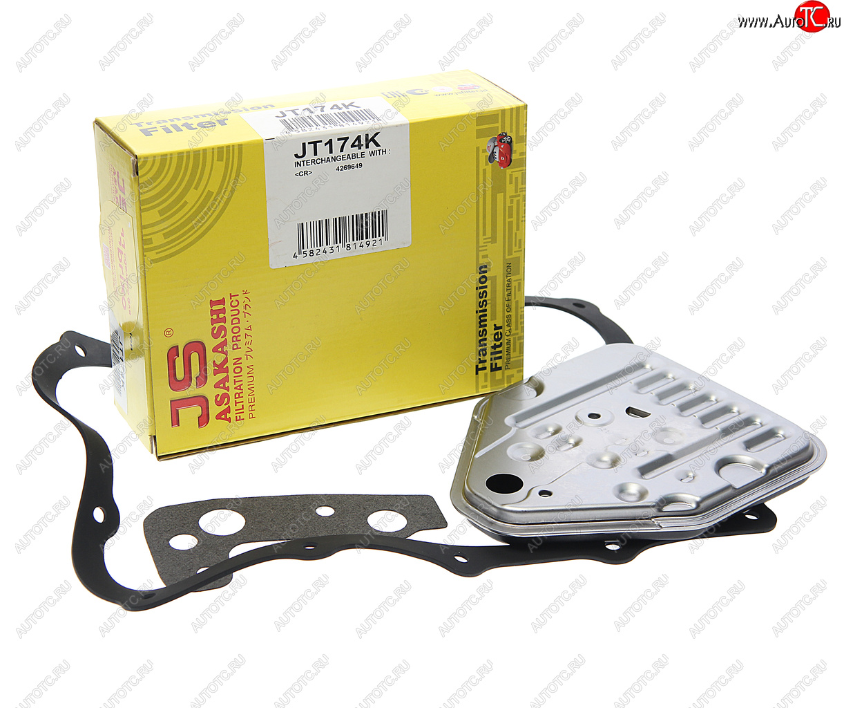 2 899 р. Фильтр масляный АКПП CHRYSLER Neon (98-) (с прокладкой) JS ASAKASHI JS ASAKASHI jt174k  с доставкой в г. Вологда
