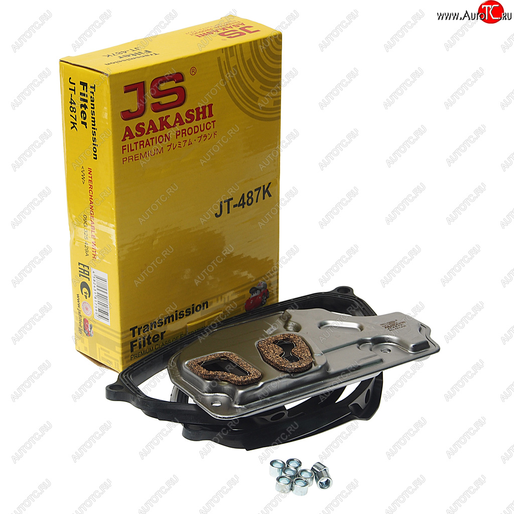 6 449 р. Фильтр масляный АКПП VW Golf 5,Jetta,Passat (05-) (с прокладкой) JS ASAKASHI JS ASAKASHI jt487k  с доставкой в г. Вологда