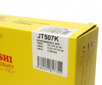 5 999 р. Фильтр масляный АКПП MERCEDES C,E,S,ML,GL (722.9) (с прокладкой) JS ASAKASHI JS ASAKASHI jt507k  с доставкой в г. Вологда. Увеличить фотографию 4
