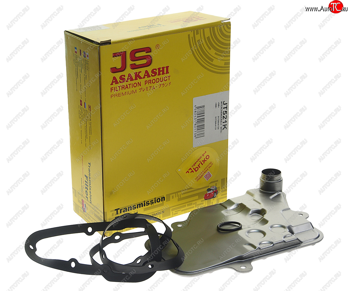 3 999 р. Фильтр масляный АКПП SUBARU Forester (с прокладкой) JS ASAKASHI JS ASAKASHI jt521k JS ASAKASHI jt521k  с доставкой в г. Вологда