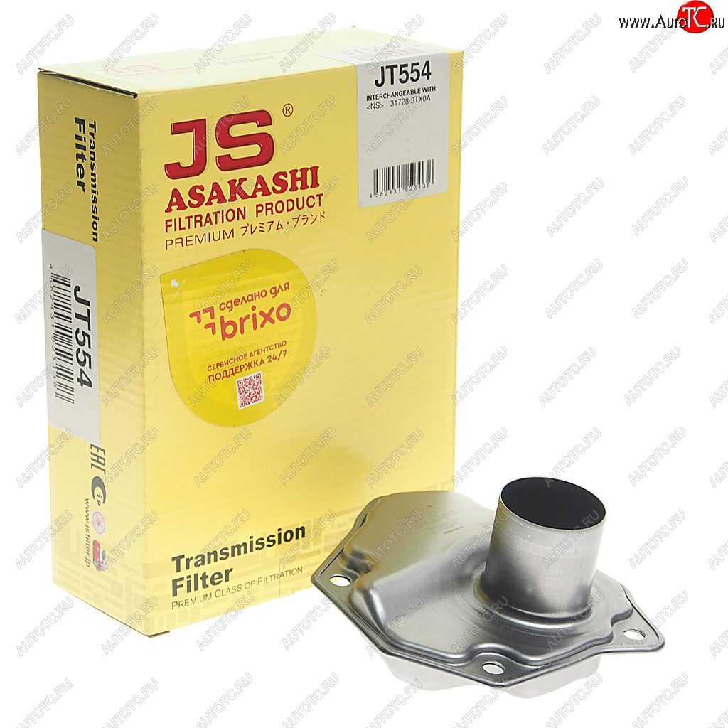 3 289 р. Фильтр масляный АКПП NISSAN Juke (10-) JS ASAKASHI JS ASAKASHI jt554  с доставкой в г. Вологда