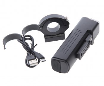 1 089 р. Фонарь велосипедный передний USB кабель с аккумулятором 1800mAh Cree Led RAPIDO RAPIDO jy-7025  с доставкой в г. Вологда. Увеличить фотографию 2