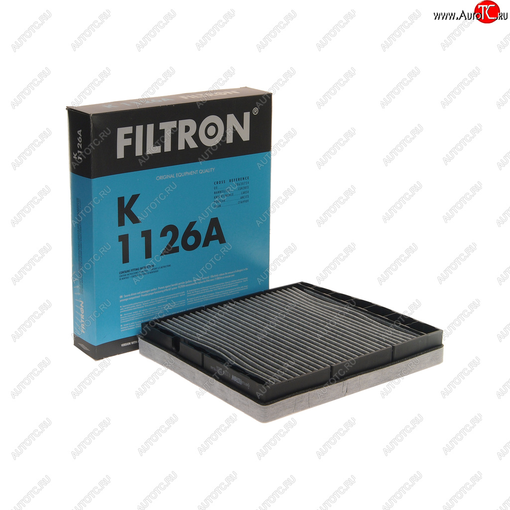 1 799 р. Фильтр воздушный салона VOLVO S60,S80,XC70 (00-),XC70 2 (07-),V70 2 (00-) FILTRON FILTRON k1126a  с доставкой в г. Вологда
