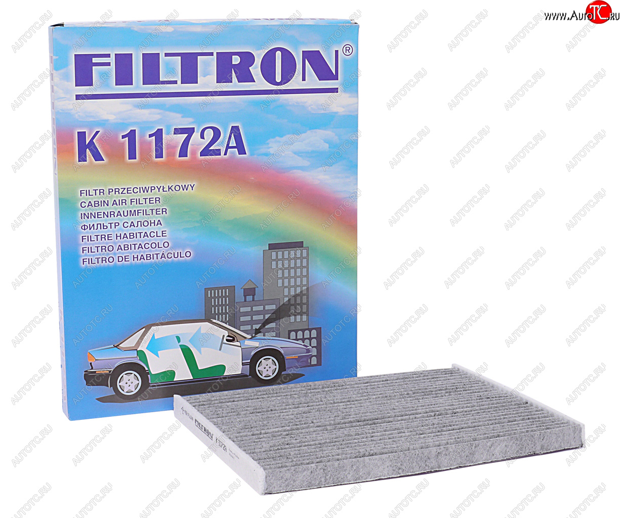 729 р. Фильтр воздушный салона OPEL Corsa D FIAT Grande Punto (05-) угольный FILTRON FILTRON k1172a  с доставкой в г. Вологда