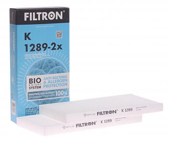 Фильтр воздушный салона KIA Sorento (06-),Sportage (2шт.) FILTRON FILTRON k1289-2x