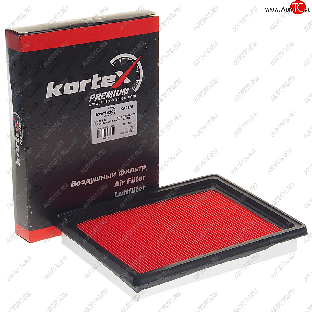 339 р. Фильтр воздушный HONDA Civic (99-) (1.4) KORTEX KORTEX ka0176  с доставкой в г. Вологда