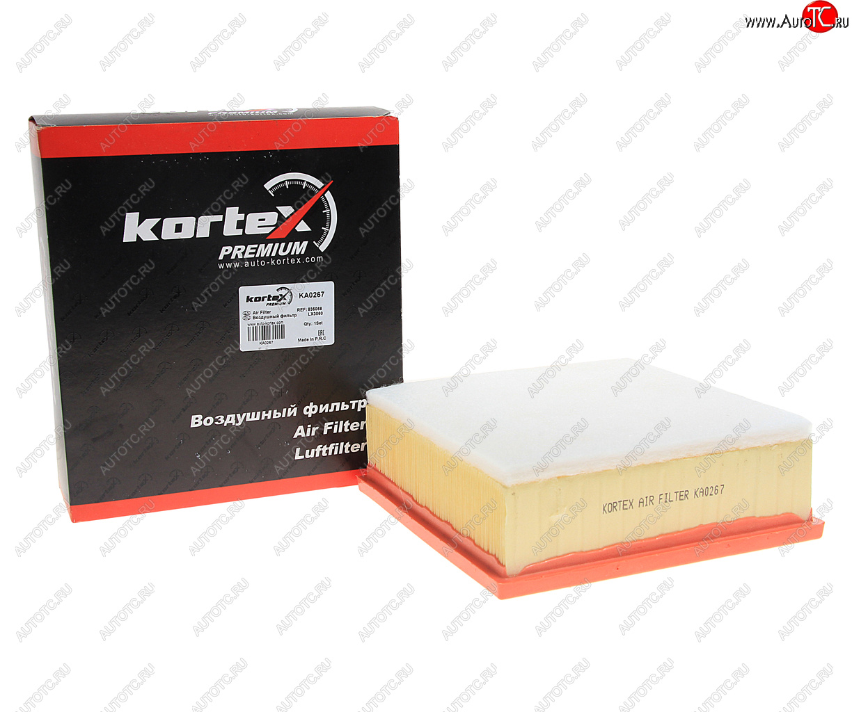 819 р. Фильтр воздушный OPEL Meriva B (10-) KORTEX KORTEX ka0267 KORTEX ka0267  с доставкой в г. Вологда