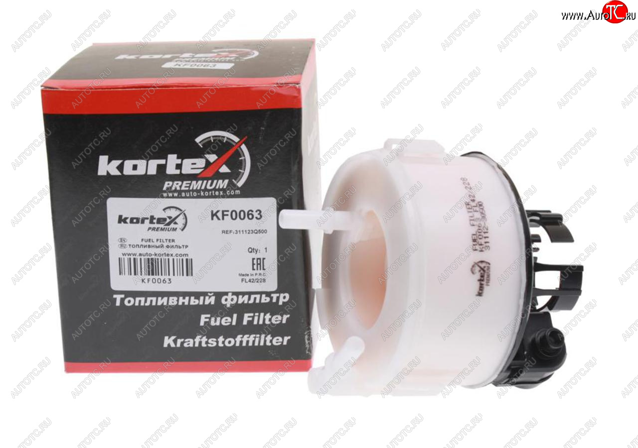 529 р. Фильтр топливный HYUNDAI Tucson (09-),ix35 (09-) KIA Sportage (10-) (в баке) KORTEX KORTEX kf0063  с доставкой в г. Вологда