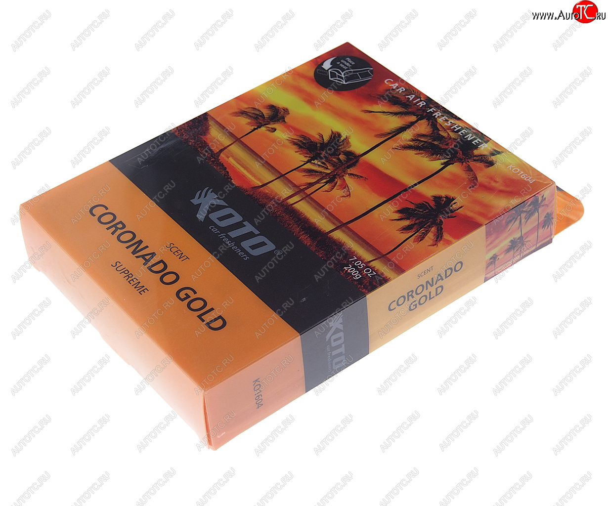 619 р. Ароматизатор под сиденье гелевый (Coronado Gold) 180г Supreme KOTO KOTO ko1604  с доставкой в г. Вологда